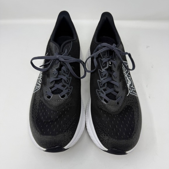 Hoka Mach 6 Mens 11.5 Black White Running Shoes Sneakers Athletic 1147790 BWHT - Picture 7 of 11
